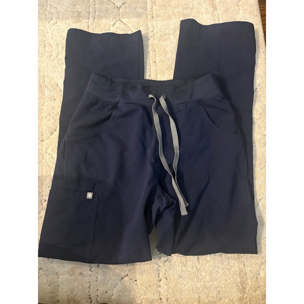 Navy Blue Figs Technical Collection Scrub Pants